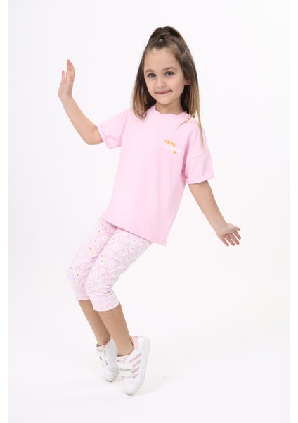 Toontoy Kız Çocuk Baskılı Kaprili Takım modelleri