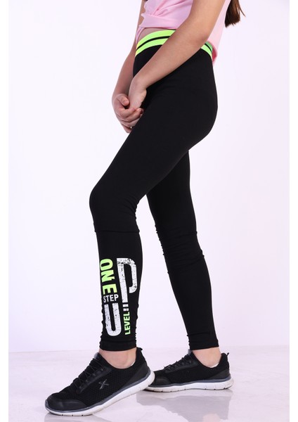 Toontoy Kız Çocuk Beli Lastikli Baskılı Tayt fiyatları