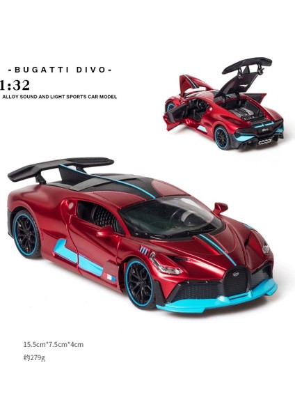 Bugatti-Divo Modeli Alaşım Araba Modeli 1:32 (Yurt Dışından) modelleri