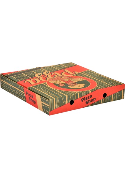 Pizza Kutusu 100'lü Paket Oluklu Karton Baskılı Ambalaj fiyatları