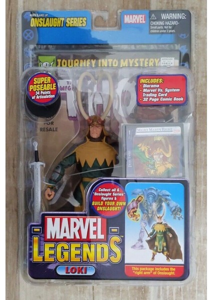 Legends Onslaught Baf Serisi - Uzun Boynuz Lokı 15 cm