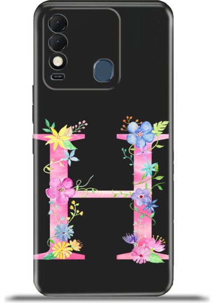 Tecno Spark 8t Kılıf Esnek Silikon Kamera Koruma Kişiye Özel Harfler Kai - H Harfi