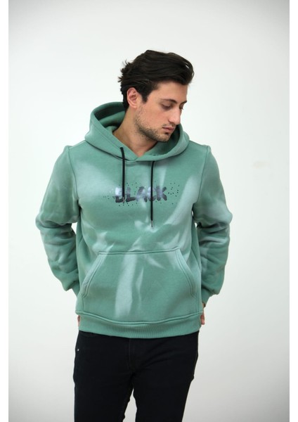 Kapişonlu Yıkamalı Baskılı 3iplik Sweatshirt Hoodie fiyatları