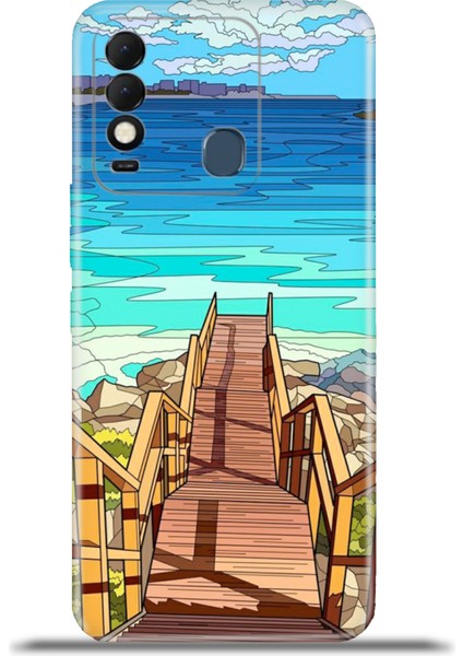 Tecno Spark 8t Kılıf Esnek Silikon Kamera Koruma 4K Desenli Özel Tasarım - Saint Sebastia