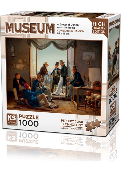 A Group Of Danish Artists In Rome 1000 Parça Puzzle