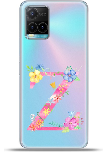 Vivo Y32 Kılıf Esnek Silikon Kamera Koruma Kişiye Özel Harfler Kai - Z Harfi