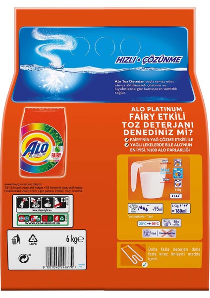 Çamaşır Deterjanı 6 kg Kar Çiçeği