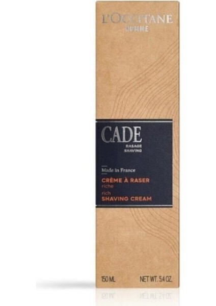 Cade Shaving Cream Cade Tıraş Kremi 150 ml