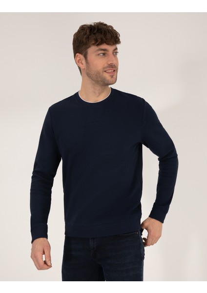 Pierre Cardin Erkek Lacivert Sweatshirt 50270660-VR033