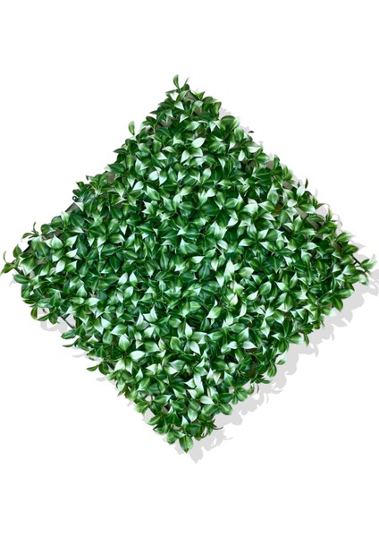 Yapay Beyaz Detaylı Limon Yaprağı Bitki Duvar Kaplama 50X50 cm fiyatları
