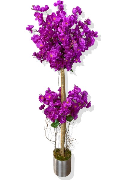 Mor Bahar Dalı 100 cm 12X12 Metal Saksı fiyatları