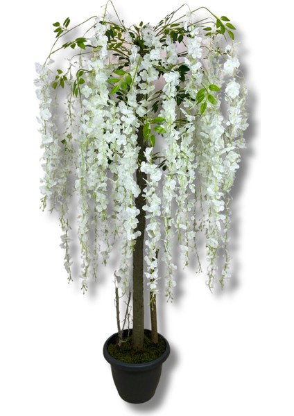 Yapay Beyaz Akasya Ağacı 180 cm Üretim Saksısı