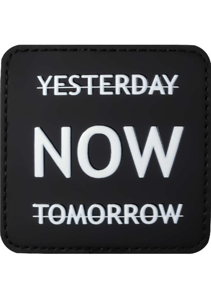 V1 Yesterday Now Tomorrow - 1 Kod Logolu Unisex Siyah Bench (Patch)