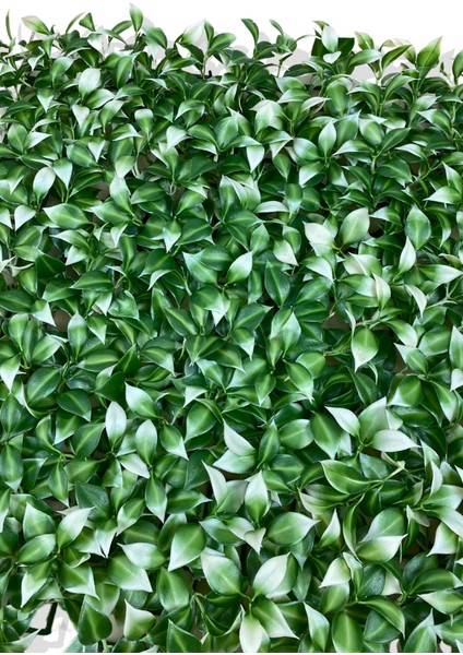 Yapay Beyaz Detaylı Limon Yaprağı Bitki Duvar Kaplama 50X50 cm fırsatları