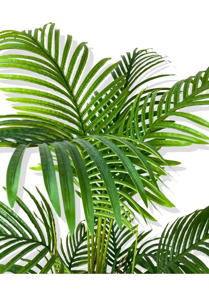 Areka 150 cm 12 Yaprak Yapay Ağaç 56X30X20 Antrasit Kumsal Saksı indirimleri