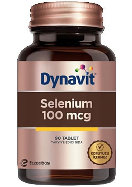 Selenium 100 Mcg Takviye Edici Gıda 90 Tablet