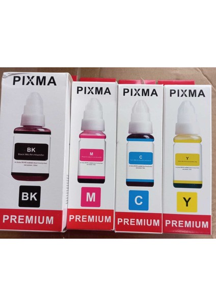Canon G1411 G2411 G3411 G3411 G4411 G1410 G2410 G3410 G4410 4 Renk Mürekkep