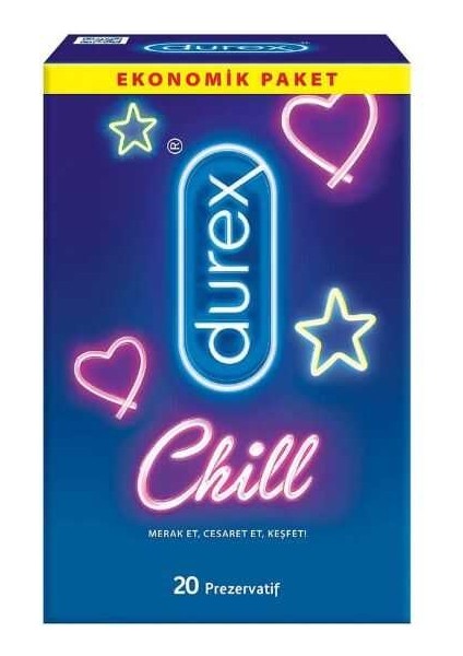 Durex chill Prezervatif 20'lu -Lvrs-57