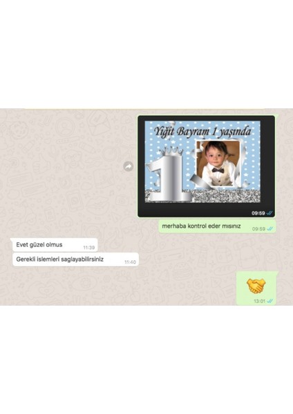 Diş Buğdayı Kız Kişiye Özel Parti Seti