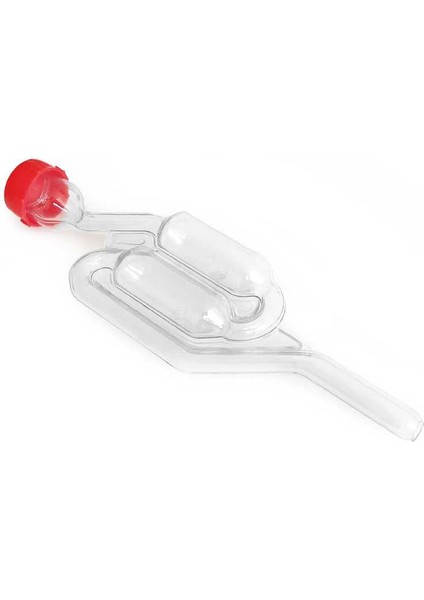 3 Adet Hava Kilidi 18 cm Şeffaf Renkli Plastik Malzeme ile Pratik Kullanım