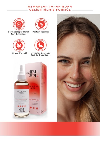 Aha & Bha Arındırıcı Cilt Yağı Dengeleyici Tonik fırsatları