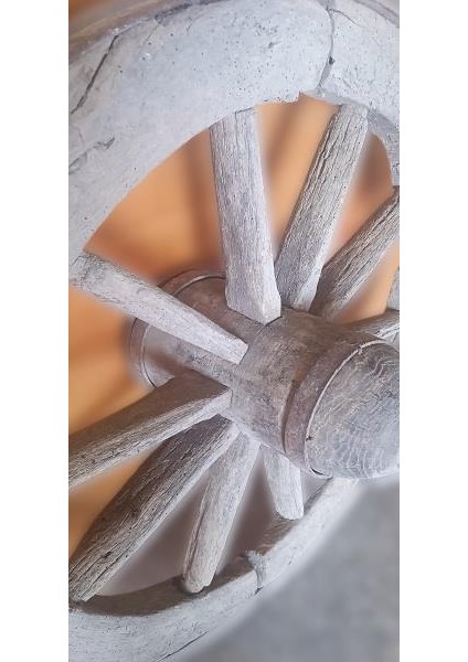 Hobi Dekoratif At Arabası Tekeri 100 Yıllık Bahçe Aksesuarı El Yapım fiyatları