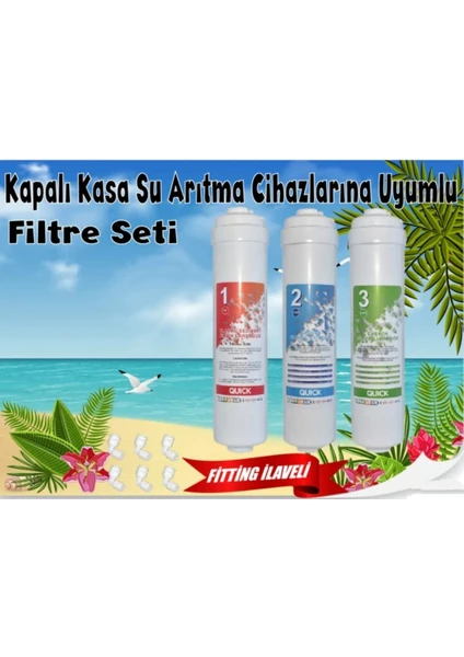 Water King Lg Su Arıtma Filtre Seti 3'lü Inline Set