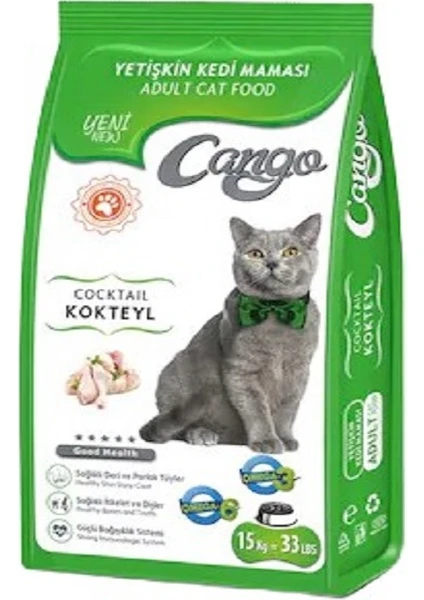 Kokteyl Yetişkin Kedi Maması 15 kg