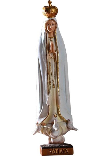 Mary Heykeli Reçine Hıristiyan Şekil Dekor (Yurt Dışından)