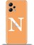 Xiaomi Redmi Note 12 5g Kılıf Silikon Esnek Kamera Koruma Kişiye Özel Isim Harf Zao Turuncu - N 1
