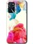 Oppo A16 Kılıf Hd Desen Baskılı Arka Kapak + Kırılmaz Cam - Gökkuşağı Color 1