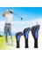 Golf Kulübü Baş Örtüsü 1 3 5 7 x Fairway Woods Boyunlu Örgü Mavi (Yurt Dışından) 5