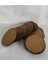 50 Adet 12 cm (2.5.mm)Mdf Yuvarlak Magnet Tahtası Naturel Ahşap 1