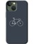 Apple iPhone 13 Kılıf Hd Desen Baskılı Arka Kapak + Kırılmaz Cam - Bike 1