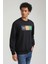 Bisiklet Yaka Lacivert Slim Fit Sweatshirt 23FWM60155 2