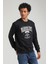Bisiklet Yaka Lacivert Slim Fit Sweatshirt 23FWM60146 4