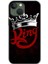 Apple iPhone 13 Kılıf Hd Desen Baskılı Arka Kapak + Kırılmaz Cam - King 1