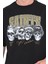 Saints Oversize T-Shirt Siyah 4