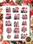 Blackpink Christmas Sticker Set A4 Boyutunda 1 Sayfa Özell Illüstrasyon Tasarım 1