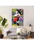Mickie Mouse Grafitti Sokak Sanatı Sevimli Fare Dikey Kanvas Tablo 1