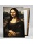 Mona Lisa Ünlü Ressam Leonardo Da Vinci Dikey Kanvas Tablo 2
