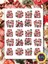 Bts Christmas Sticker Set A4 Boyutunda 1 Sayfa Özell Illüstrasyon Tasarım 1