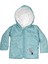 Dar Kalıp İçi Peluş Kapüşonlu Açık Mavi Unisex Bebek Mont 1