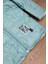 Dar Kalıp İçi Peluş Kapüşonlu Açık Mavi Unisex Bebek Mont 4