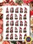 Harry Potter Christmas Tema'lı Sticker Set A4 Boyutunda 1 Sayfa Özell Illüstrasyon Tasarım 1