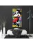 Mickie Mouse Grafitti Sokak Sanatı Sevimli Fare Dikey Kanvas Tablo 1
