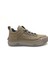 Haki Yeşil Deri Erkek Sneaker Ayakkabı 1