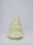 Dekoratif Ekru Yılbaşı Ağacı Mum(17 Cm) 3