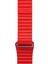 Tüm Watch Modelleriyle Uyumlu Vegan Deri Mıknatıslı Kırmızı Saat Kordonu 38-40-41 mm 1