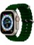 Tüm Watch Modelleriyle Uyumlu Ayarlanabilir Ocean Silikon Koyu Yeşil Saat Kordon 38-40-41MMU 2
